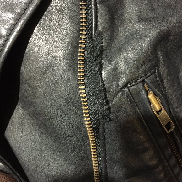 VINTAGE CUSTOM LEATHER MOTO JACKETS SIZE S - Picture 9 of 10